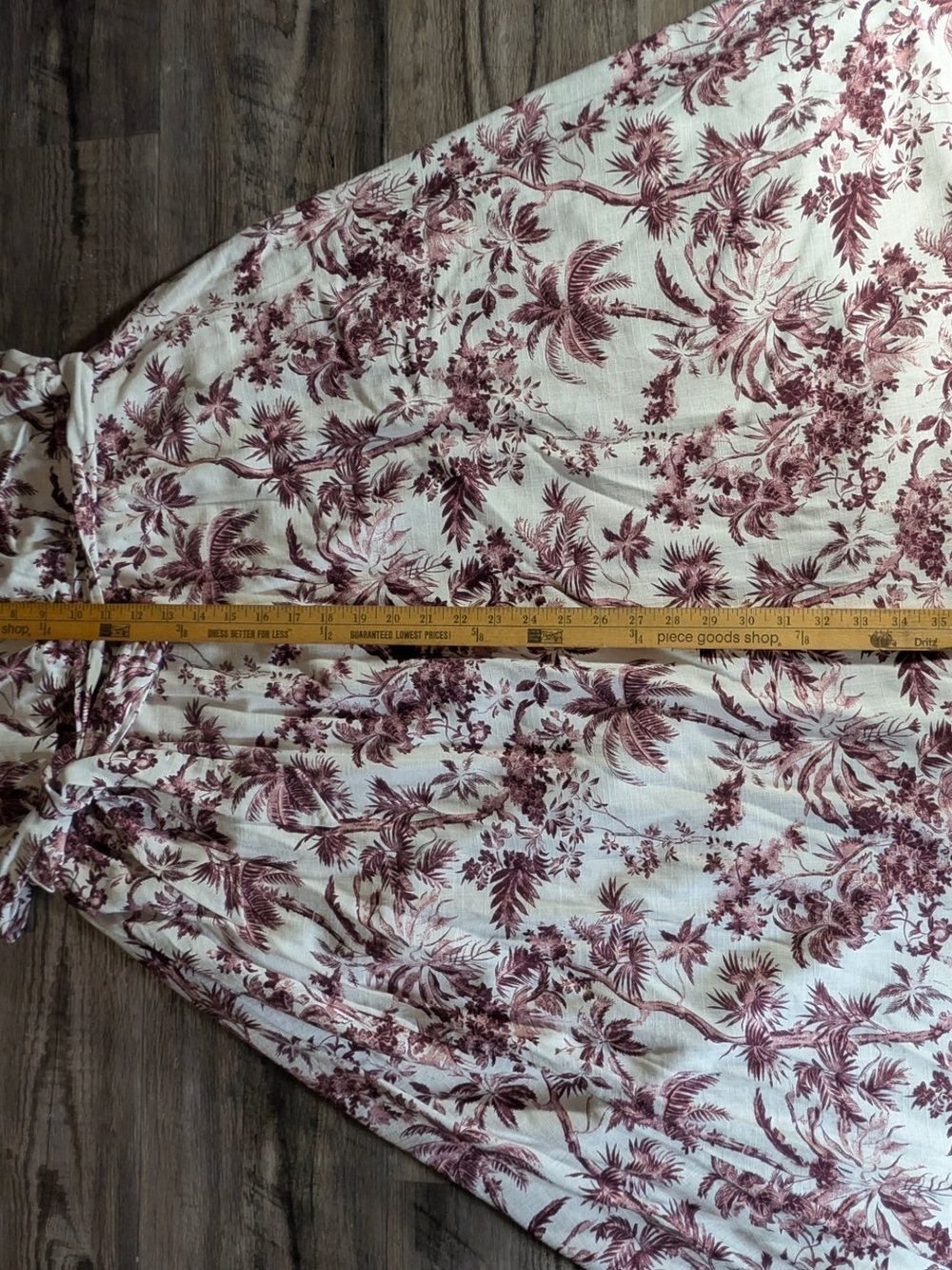 NWT LC Lauren Conrad Mauve Palm Toile  Kentucky Derby Midi Dress XL - Picture 5 of 16